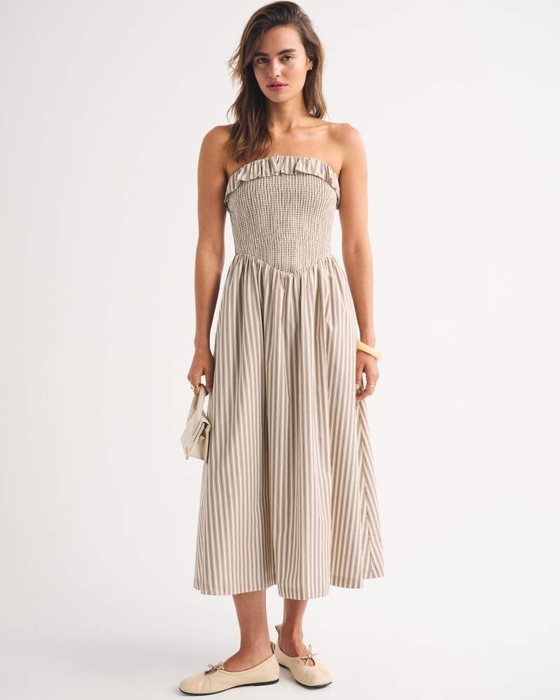 Sydney Smocked Midi Dress