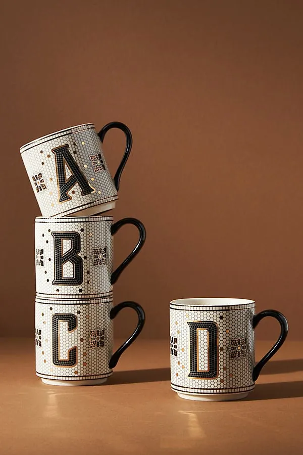 The Bistro Tile Stoneware Mug