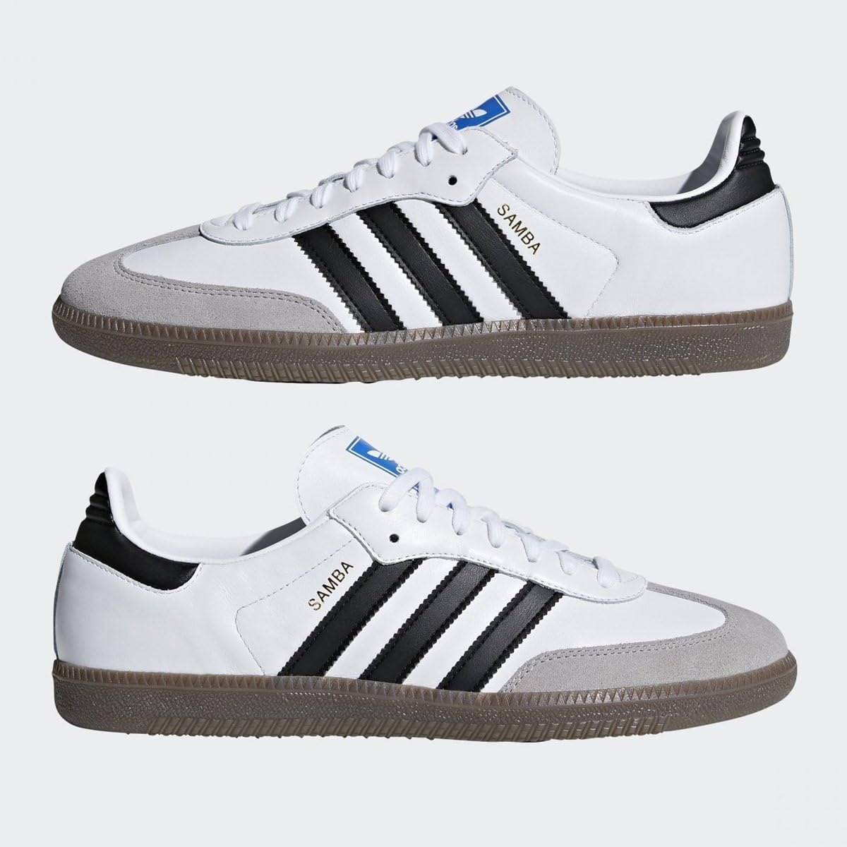 adidas Originals Samba OG sneakers in white and black