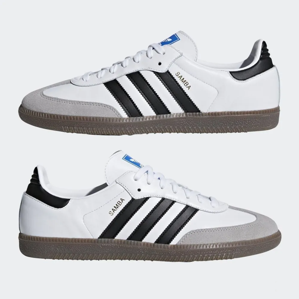 adidas Originals Samba OG sneakers in white and black