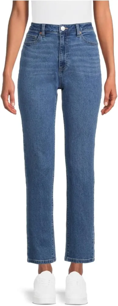Topshop Original Mom jeans in mid blue