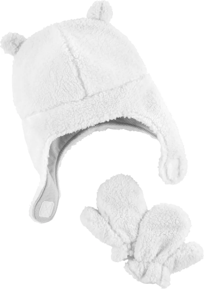 2-Pack Pom Hat & Mittens