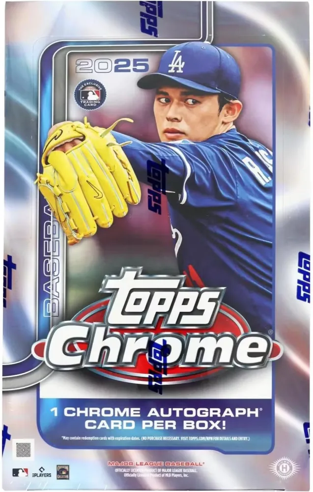 2025 Topps Chrome Baseball Hobby Box