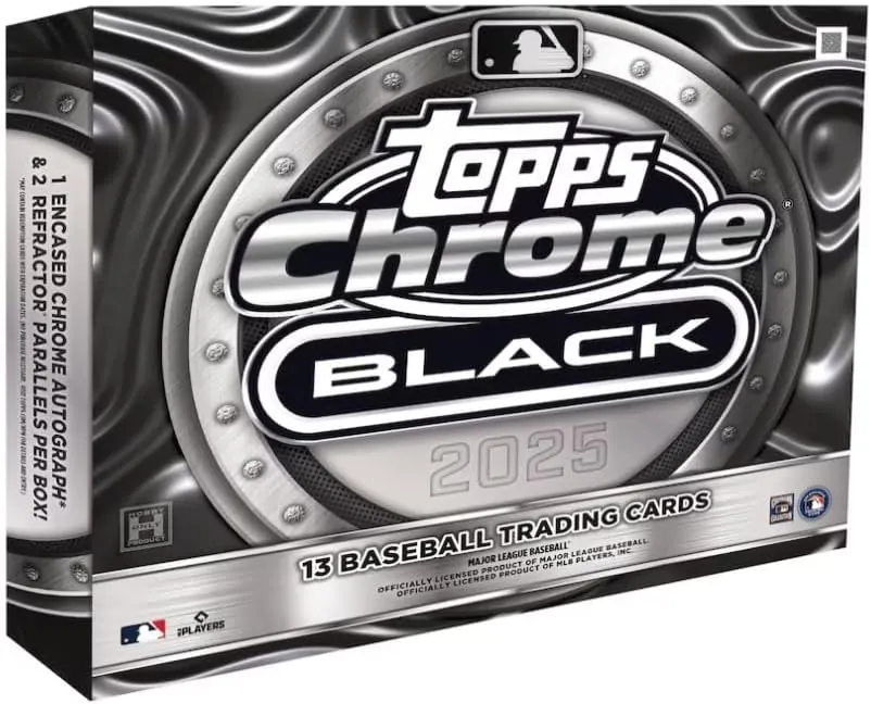 2025 Topps Chrome Black Baseball Hobby Box