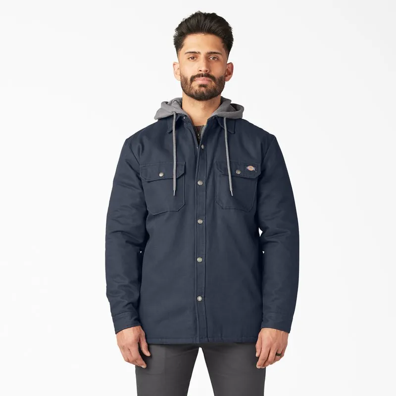 Dickies Water Repellent Duck Hooded Shirt Jacket