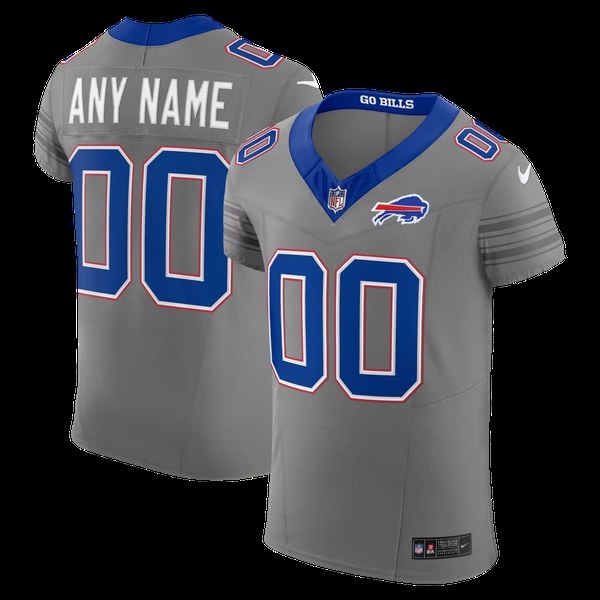 Buffalo Bills Nike Nickel City Vapor F.U.S.E. Custom Elite Jersey - Gray