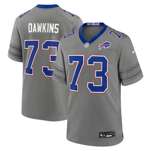 Dion Dawkins Buffalo Bills Nike Nickel City Game Jersey - Gray
