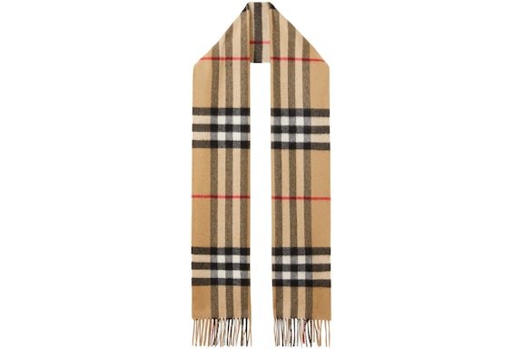 Burberry Classic Check Cashmere Scarf