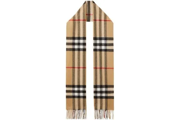 Burberry Classic Check Cashmere Scarf