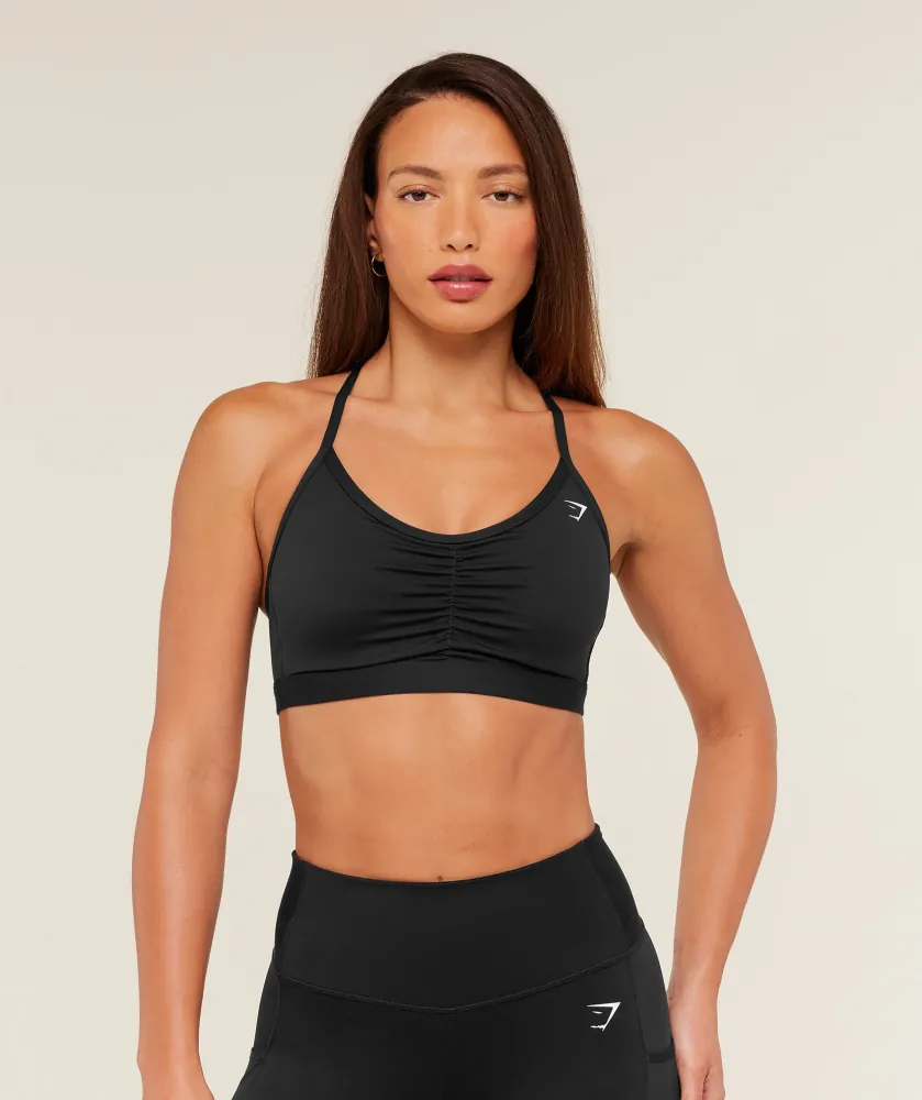 Ruched Sports Bra