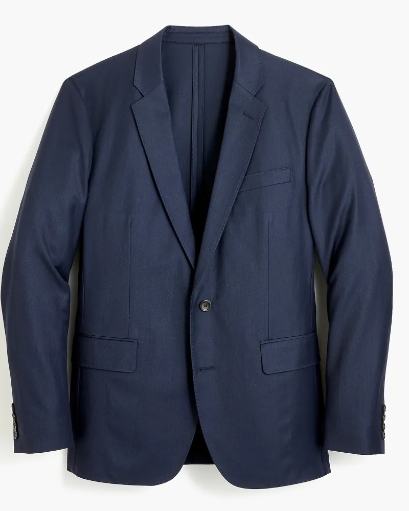 Ludlow Slim-fit Unstructured Blazer in American Wool