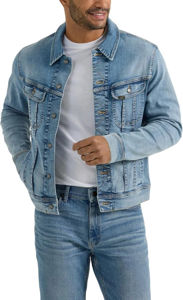Regular Fit Denim Rider Jacket