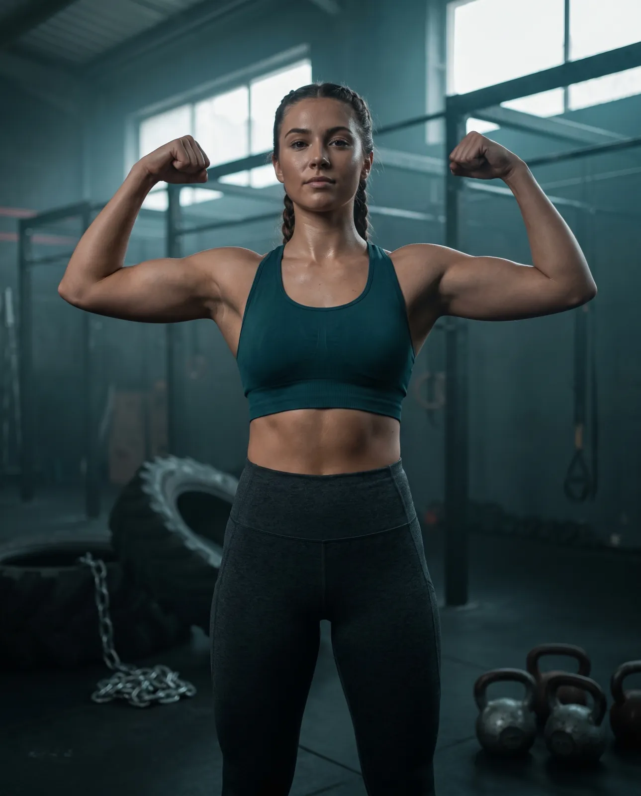 Тренировка в экипировке Gymshark