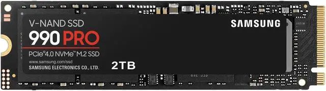Samsung 990 PRO 2TB PCIe Gen4 NVMe M.2 SSD (MZ-V9P2T0B/AM)