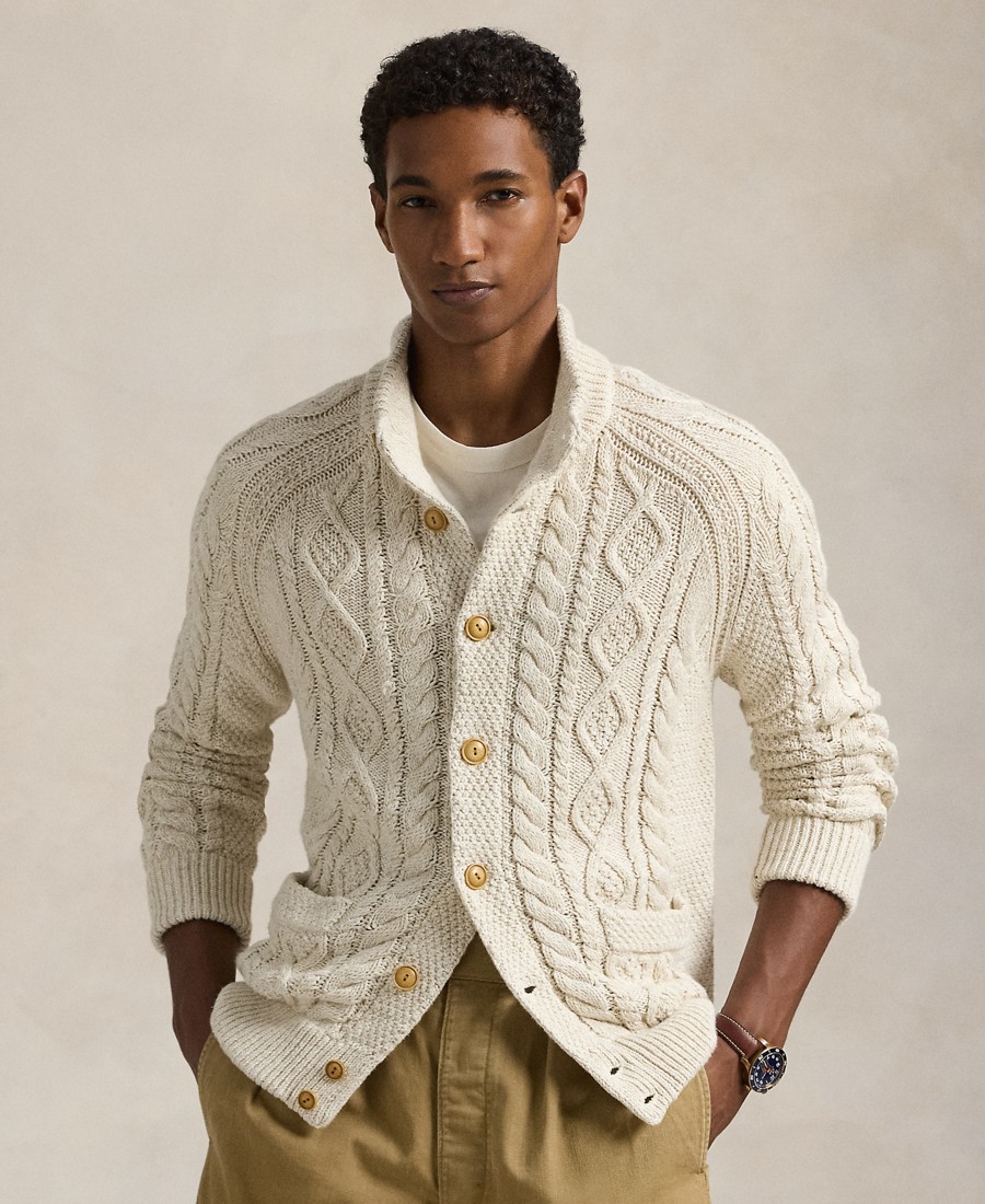 Cable-Knit Cardigan