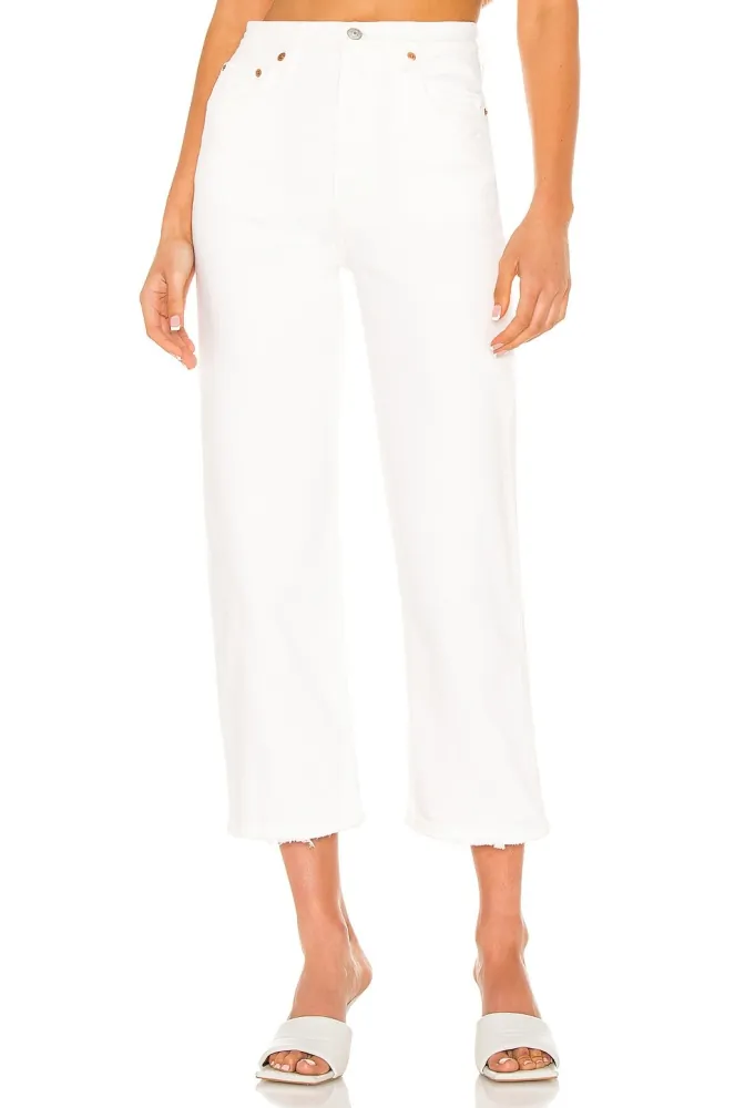 LEVI'S Ribcage Straight Ankle Jeans