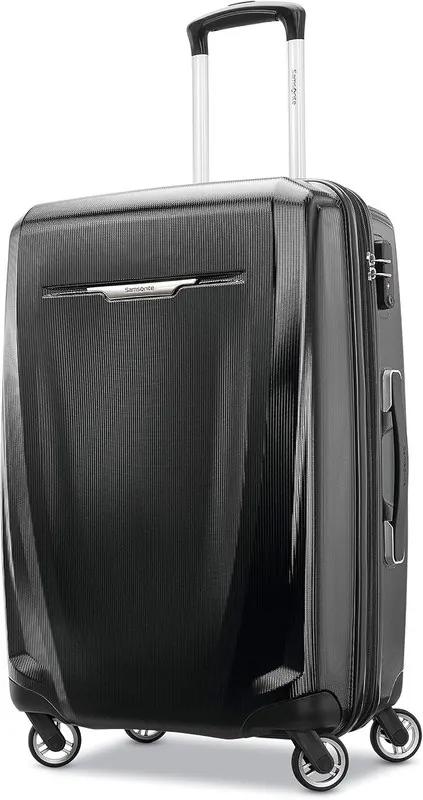 Samsonite Winfield 3 DLX Hardside Checked-Medium 25" Spinner