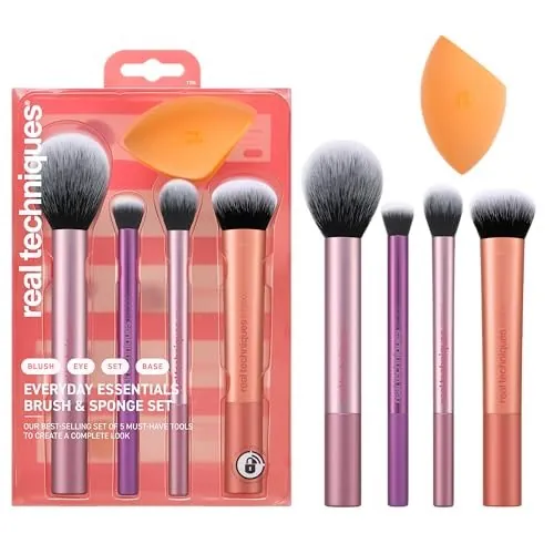 Real Techniques Everyday Essentials Makeup Brush Set