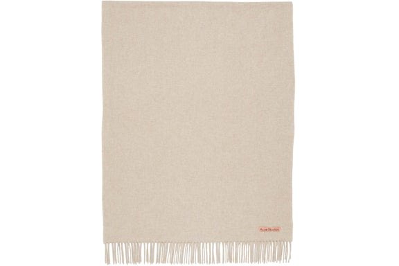 Acne Studios Fringe Wool Scarf
