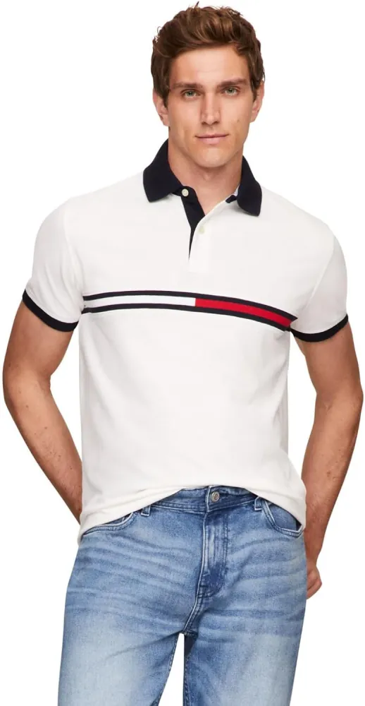 Flag Stripe Polo