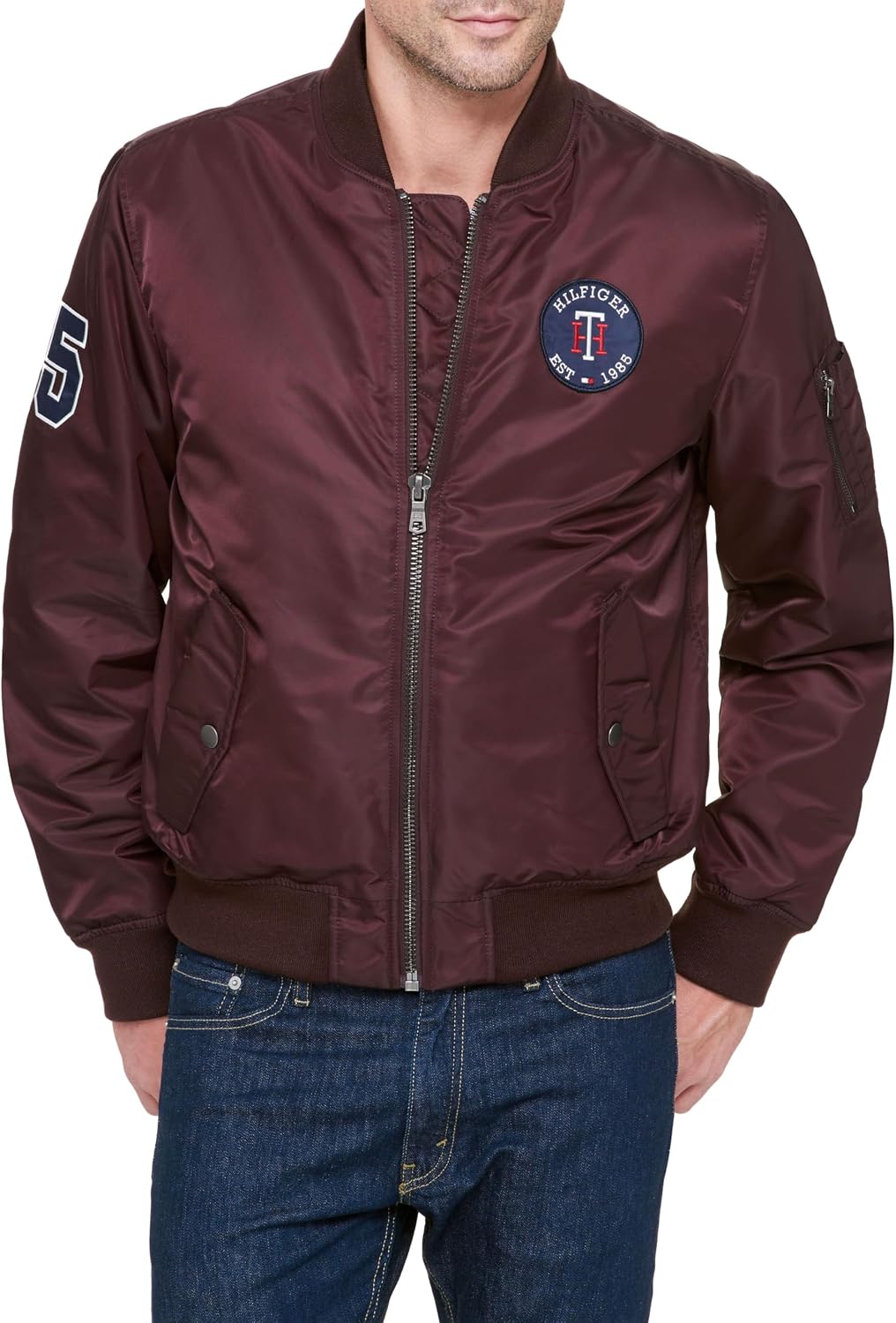 Retro Varsity Bomber