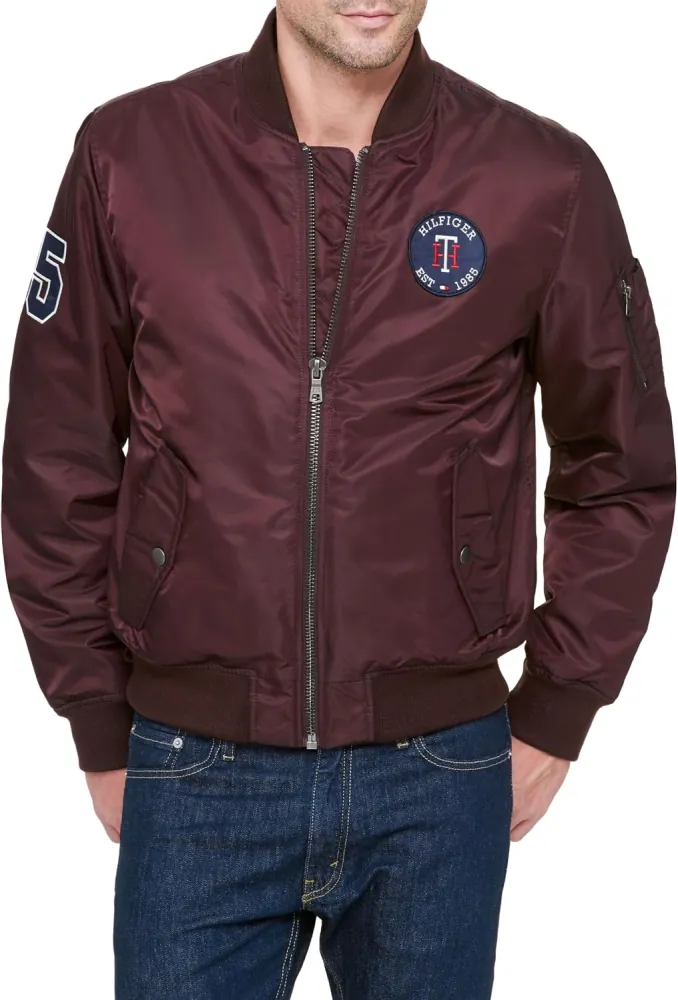 Retro Varsity Bomber