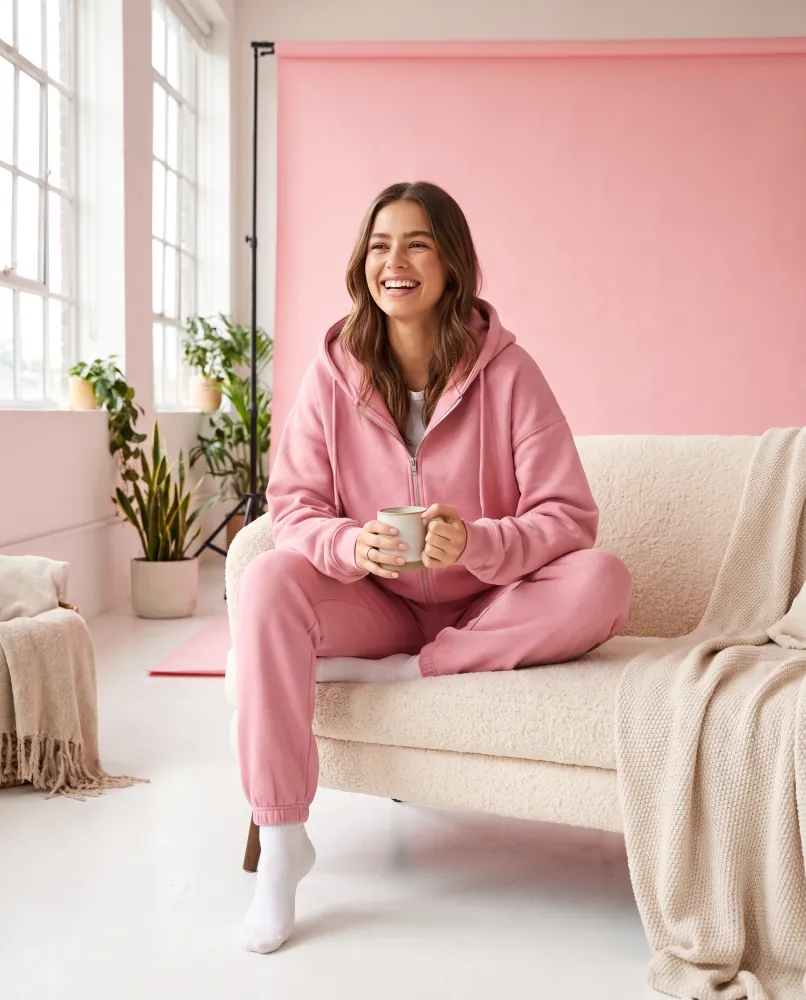 PINK Campus Full-Zip Hoodie