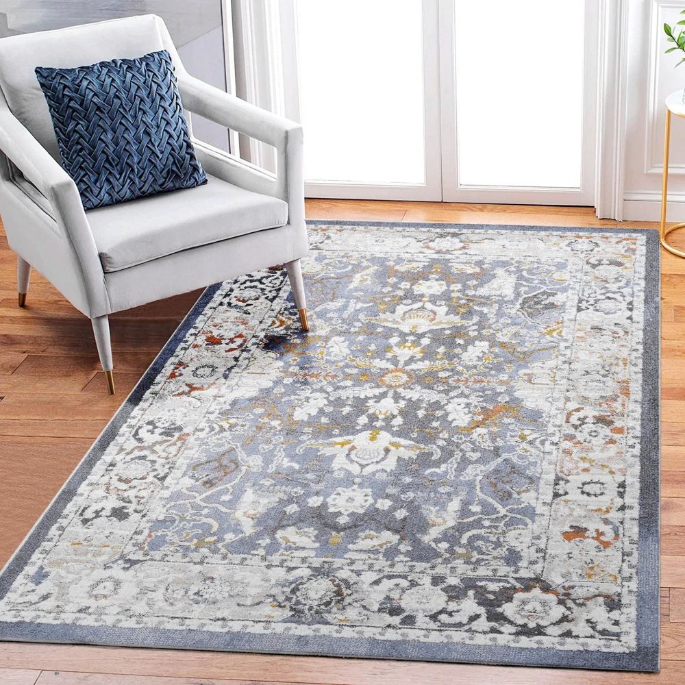 Bungalow Rose 5x7 Non-Shedding Stain-Resistant Area Rug