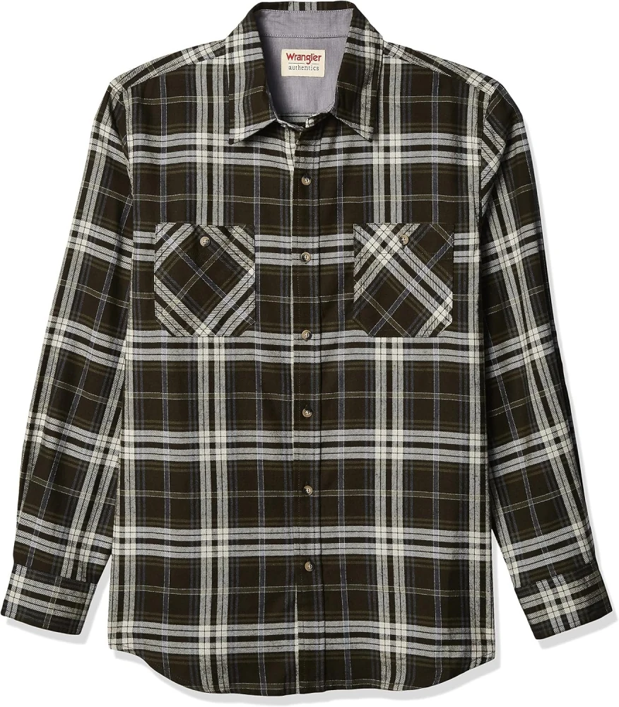 Wrangler Authentics Long Sleeve Flannel Shirt