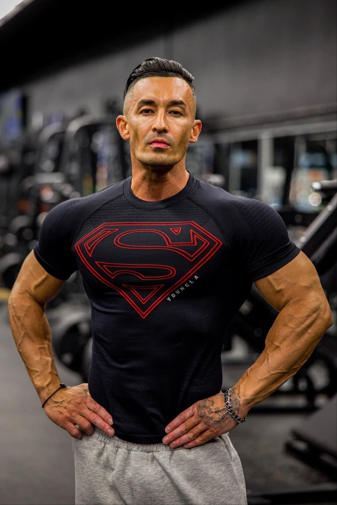 YoungLA 4117 Superman Compression Tee
